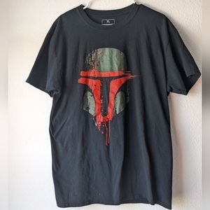6TN Men’s Star Wars Boba Fett Urban Bounty Hunter Graphic T-Shirt Black size XL